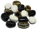 Декоративные камни для биокаминов (черные / белые / золотые)