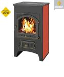 Везувий ПК-02 (205) с плитой красный. 12 кВт (200 м3) Ø 150 мм